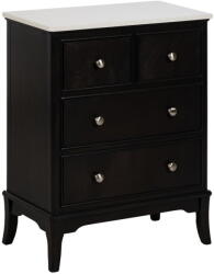 Ixia Fekete komód 60x75, 5x33 cm Mods - Ixia