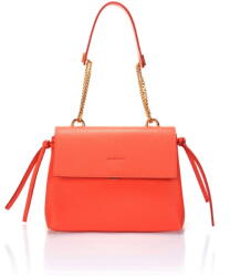 Federica Bassi Anna világos narancssárga bőrtáska - Federica Bassi