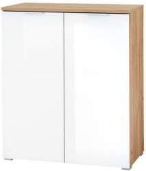 Germania Fehér cipőtartó tölgyfa dekorral Telde - Germania