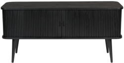 Zuiver Barbier tolóajtós fekete komód - Zuiver