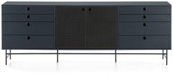 Teulat Punto fekete-kék komód, szélesség 212 cm - Teulat
