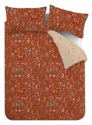 Catherine Lansfield Téglavörös kétszemélyes-hosszabbított ágyneműhuzat 230x220 cm Enchanted Twilight Animals - Catherine Lansfield
