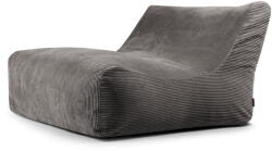 SLOWDOWN Sötétszürke kordbársony babzsákfotel Sofa Lounge - SLOWDOWN