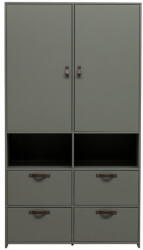 vtwonen Soap szürke borovi fenyő ruhásszekrény - vtwonen