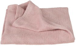 Roba Rózsaszín bio pamut kötött gyerek takaró 80x80 cm Lil Planet - Roba