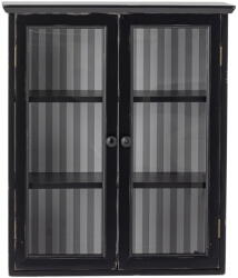 Bloomingville Fekete jegenyefenyő függő tálalószekrény 51, 5x66, 5x22, 5 cm Hazem - Bloomingville