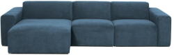 Scandic Kék kordbársony sarokkanapé (bal oldali) Sting - Scandic - bonami - 505 742 Ft