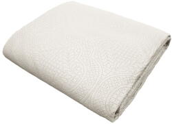 douceur d'intérieur Krémszínű mikroszálas ágytakaró és párnahuzat szett 240x260 cm Romane - douceur d'intérieur