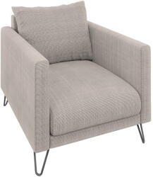 Ropez Világosbarna zsenília fotel Freya - Ropez