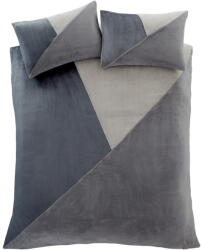 Catherine Lansfield Szürke egyszemélyes fleece ágyneműhuzat 135x200 cm Cosy Larsson Geo - Catherine Lansfield