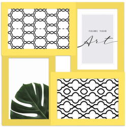 knor Sárga fali képkeret 27x27 cm - knor