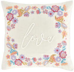 Catherine Lansfield Lenkeverék díszpárna 45x45 cm Love - Catherine Lansfield
