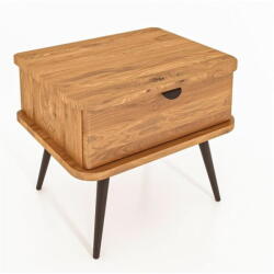 The Beds Natúr színű tölgyfa éjjeliszekrény Kula - The Beds