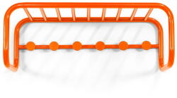 Spinder Design Narancssárga fém fali fogas polccal 72 cm Retro - Spinder Design