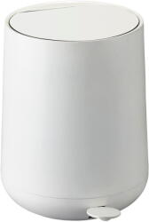 ZONE Fehér műanyag pedálos szemetes 5 l Nova - Zone