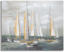 Mauro Ferretti Festmény 100x80 cm Gold Boat - Mauro Ferretti