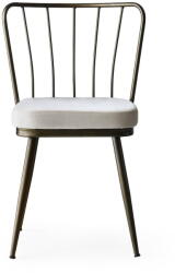 ASIR GROUP Szürke fém étkezőszék szett 2 db-os Yildiz - Kalune Design