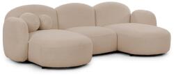 Ropez Világosbarna buklé sarokkanapé (U alakú) Orbit - Ropez