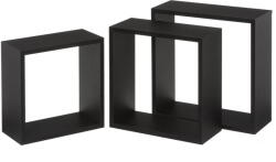 Casa Selección Fekete polc készlet 3 db-os - Casa Selección