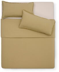 Kave Home Sárga-zöld kétszemélyes hosszabbított pamut-perkál ágyneműhuzat 260x240 cm Sifinia - Kave Home