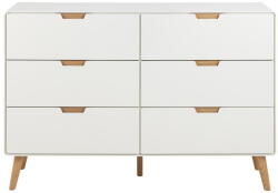 Actona Fehér komód 135x90x40 cm Lowell - Actona