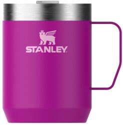 STANLEY Rózsaszín rozsdamentes acél termobögre 230 ml Stay-Hot Camp Mug Violet Blossom - Stanley