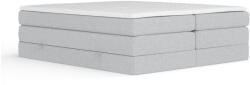 Maison de Reve Világosszürke ágyneműtartós boxspring ágy ágytámla nélkül 180x200 cm Juniper - Maison de Rêve