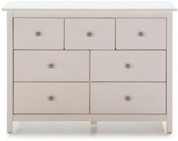 Marckeric Fehér borovi fenyő alacsony komód 110x80 cm Berna - Marckeric