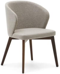 Kave Home Bézs kárpitozott étkezőfotel Darice - Kave Home