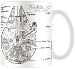Pyramid International Чаша Pyramid Movies: Star Wars - Millennium Falcon Sketch (MG23478)