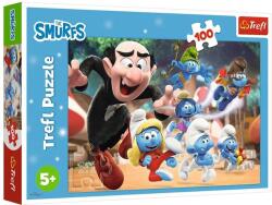 Trefl 100 db-os puzzle - Hupikék törpikék - Törpapa leckéi (16481) (16481)