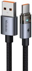 Mcdodo USB-C to USB-A Átlátszó Kábel 6A, 1.2m - Fekete Mcdodo - Data Cable (CA-6890) - töltési fénnyel
