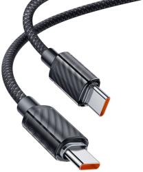 Mcdodo - Adatkábél (CA-3670) - Type-C to Type-C, Átlátszó dizájn, 100W, 1.2m - Fekete