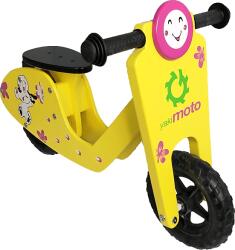 Yakimoto 5035 Gyermek futókerékpár, fa, sárga, Allegro (5035)