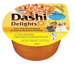 Inaba Foods 6 x Ciao Dashi Delights pentru pisici cu Ton si Branza, 70 g