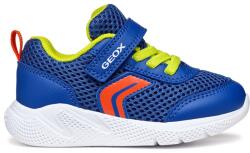 GEOX Geox, Sprintye hálós sneaker műbőr részletekkel, Piros, Királykék, 21 EU (B454UC01454C0833-21)