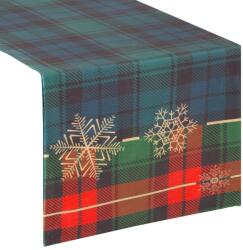 Eurofirany Karácsonyi asztali futó, csillag 40 x 140 cm Eurofirany zöld (431504)