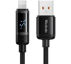 Mcdodo Data Cable BAT Series (CA-5000) USB-A to Lightning, Digitális Kijelző, 1.2m Fekete