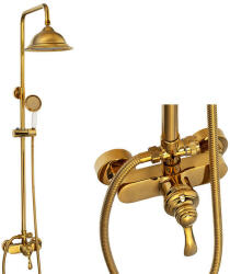  Retro Zuhanyszett, Felületre Szerelhető S-1189 Gold