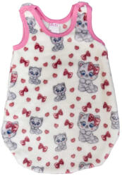 Asti Cica mintás ujjatlan wellsoft hálózsák 2, 5 TOG