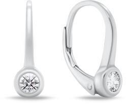 Brilio Silver Csillogó ezüst fülbevaló cirkónium kővel LME276