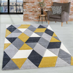  Modern szőnyeg Charlotte 8797 (Yellow-Gray) 160x230cm Sárga-Szürke
