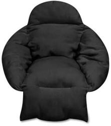  Gólyafészek hinta párna xxl - fekete (KX3949)
