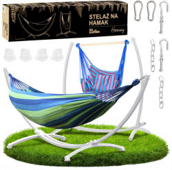  Két személyes kerti hintaágy, max 250 kg teherbírás