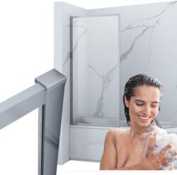 VESTON 1-levelű kádparaván 60x150 fix króm