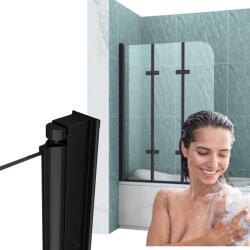  Marion Kád Paraván 3 Szárnyú 120x140 Mozgató Fekete