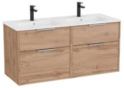 Roca Fürdőszobai szekrény dupla mosdóval Roca Optica 120x58x45, 5 cm tölgy OPT1202ZO (OPT1202ZO)