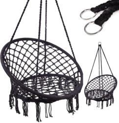 Sersimo Függőhinta, függőszék, 80cm, fekete (KX7630)