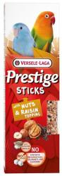 Versele-Laga Prestige Sticks 2 diós és mazsolás szórófej kis papagájok számára 60g