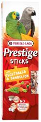 Versele-Laga Prestige Sticks 2 zöldség és pitypang lombik nagypapagájok számára 140g